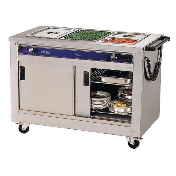 Victor Mobile Crown Bain Marie Hot Cupboard BM30MS