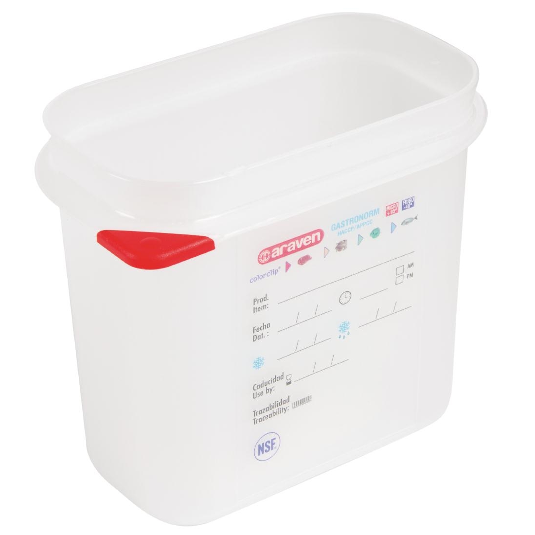 Araven 1/9 GN Food Container 1.5Ltr