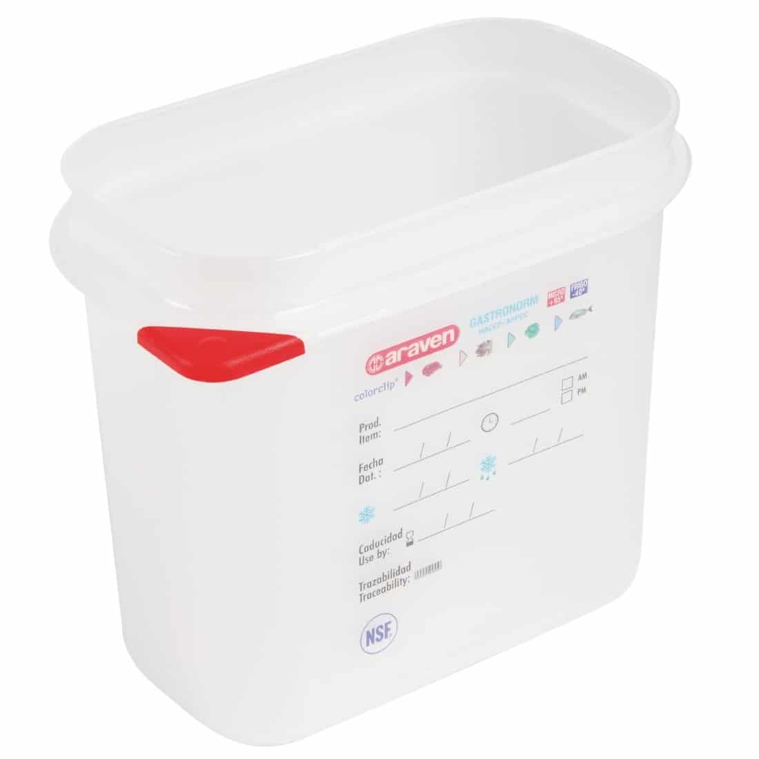 Araven 1/9 GN Food Container 1.5Ltr