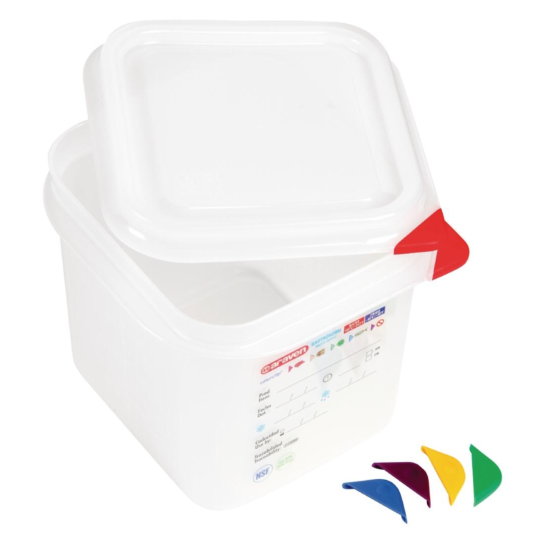 Araven 1/4 GN Food Container 2.6Ltr