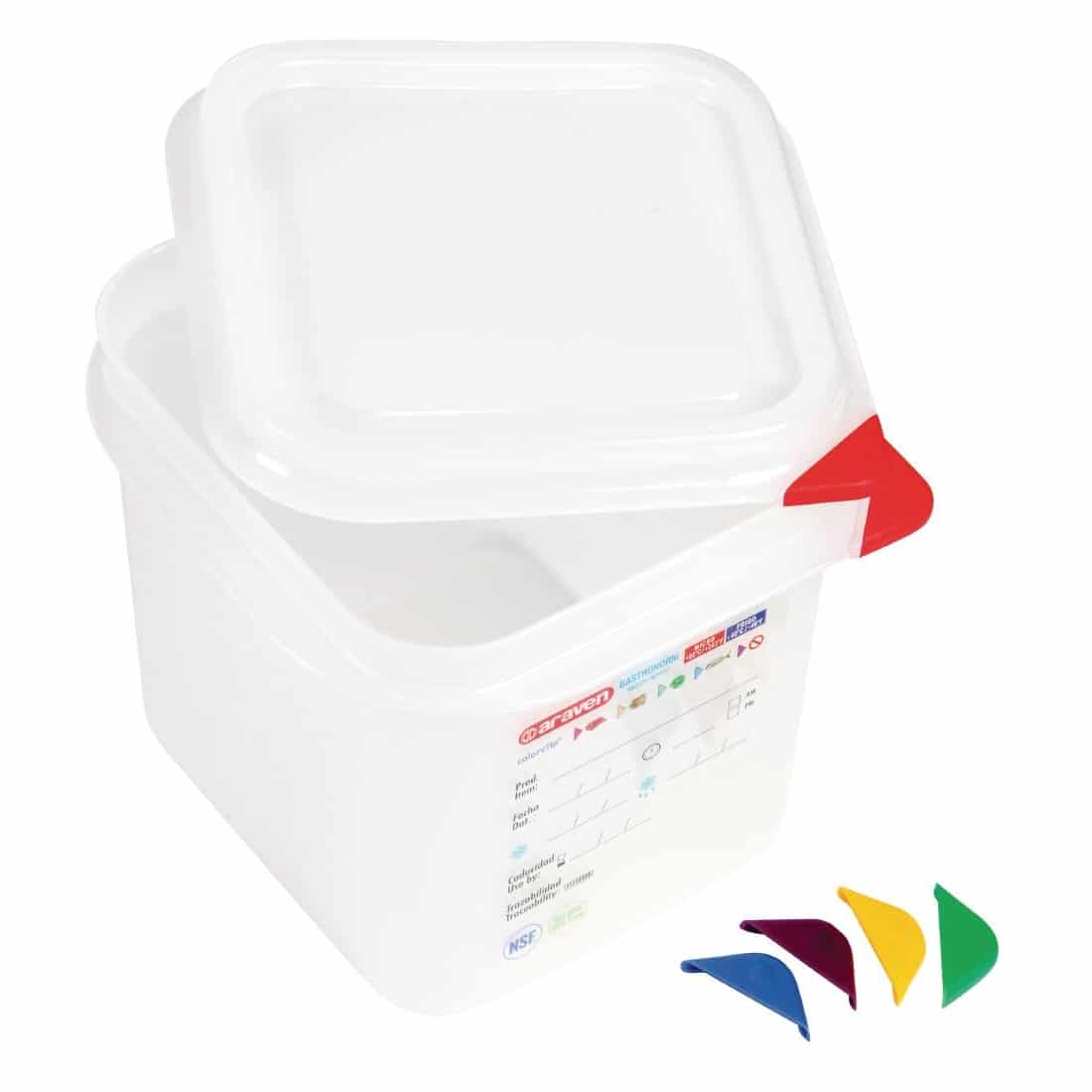 Araven 1/4 GN Food Container 2.6Ltr