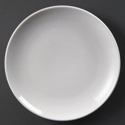 Olympia Whiteware Coupe Plates 230mm