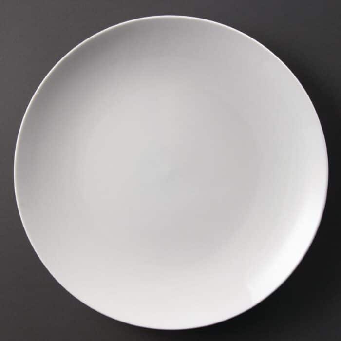 Olympia Whiteware Coupe Plates 310mm