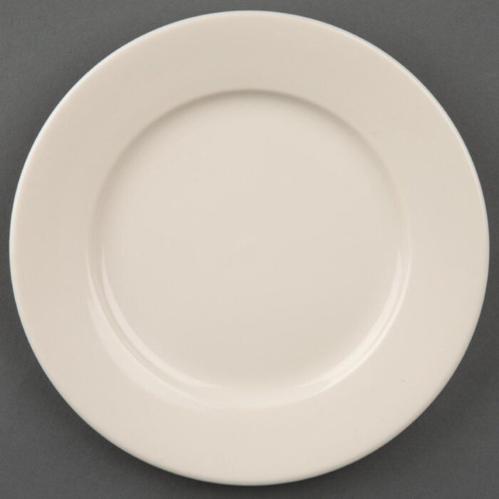 Olympia Ivory Wide Rimmed Plates 150mm