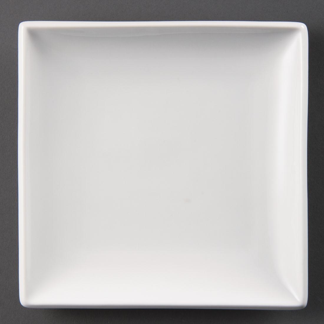 Olympia Whiteware Square Plates 180mm