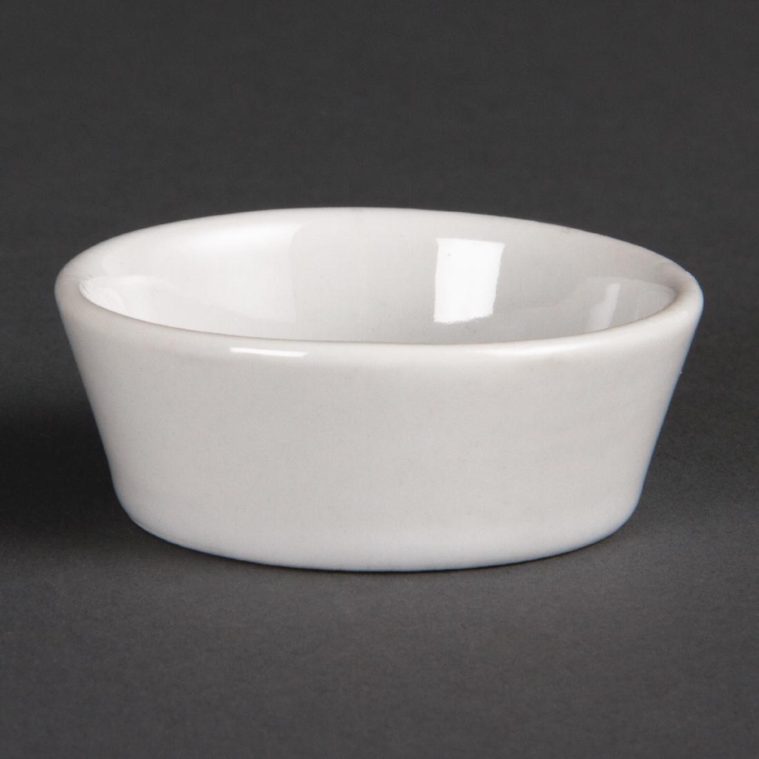 Olympia Whiteware Sloping Edge Bowls 50mm