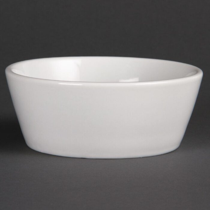Olympia Whiteware Sloping Edge Bowls 120mm