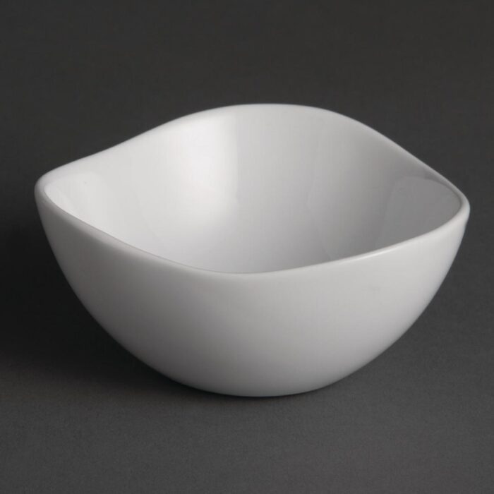 Olympia Whiteware Wavy Bowls 105mm