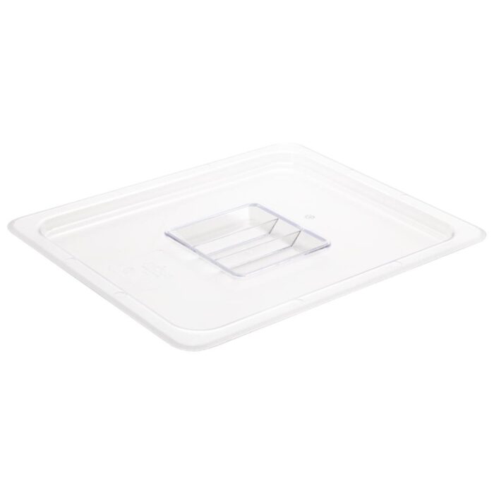 Vogue Polycarbonate 1/2 Gastronorm Lid Clear