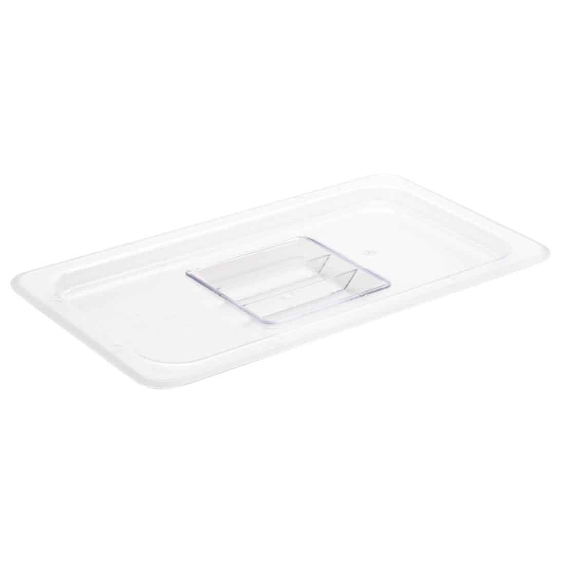 Vogue Polycarbonate 1/3 Gastronorm Lid Clear