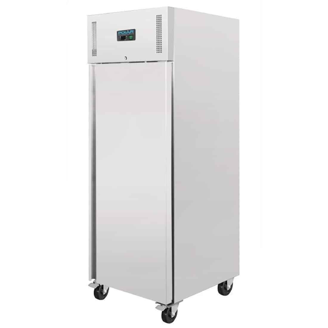 Polar Heavy Duty Single Door Freezer Stainless Steel 650Ltr