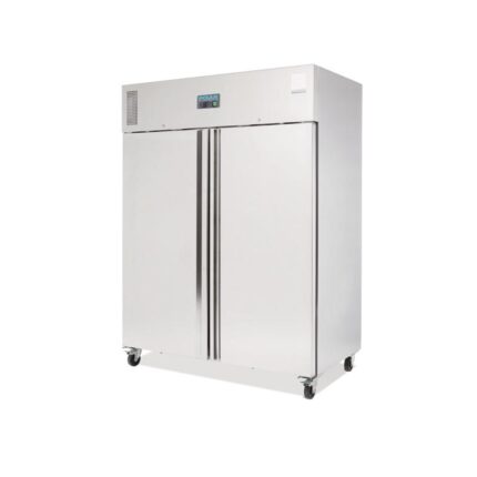 Polar Heavy Duty Double Door Freezer Stainless Steel 1300Ltr