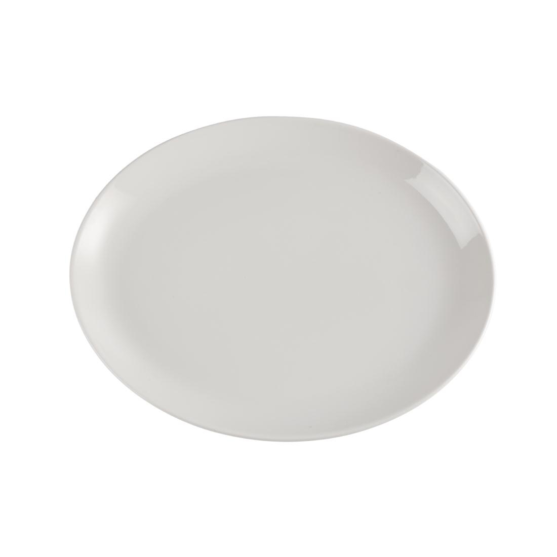 Churchill Plain Whiteware Oval Plates 340mm