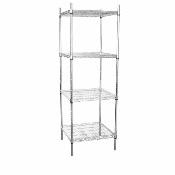 Vogue 4 Tier Wire Tower Unit 610x610mm