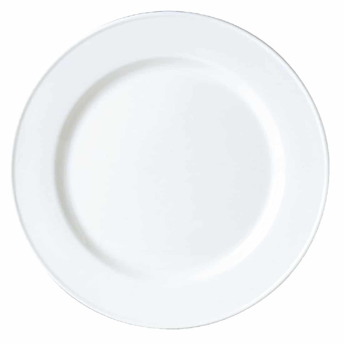 Steelite Simplicity White Slimline Plates 255mm