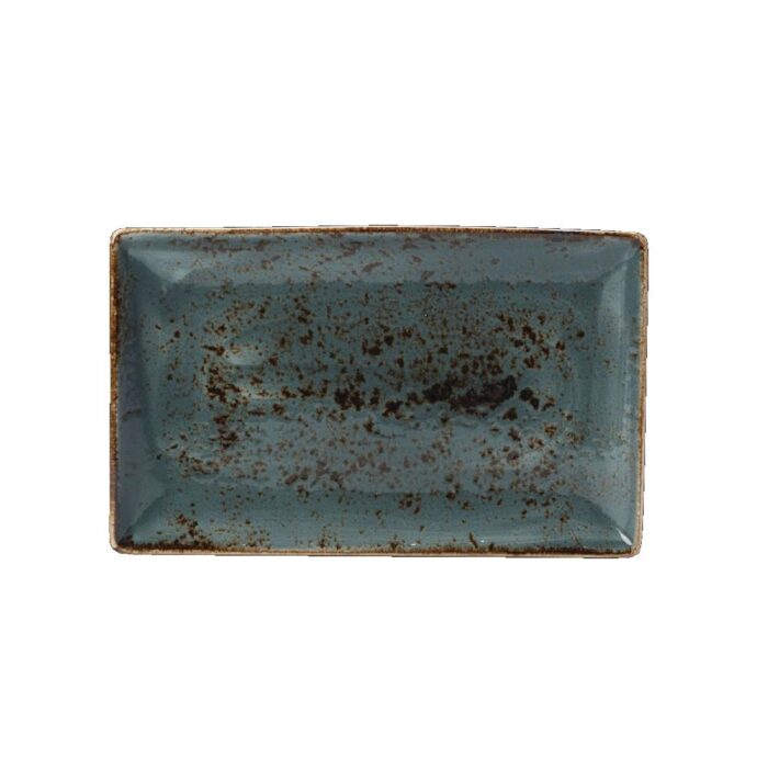 Steelite Craft Blue Rectangular Platters 270x 167mm