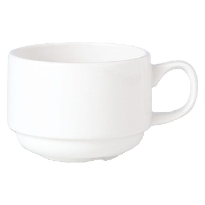 Steelite Simplicity White Stacking Slimline Cups 200ml