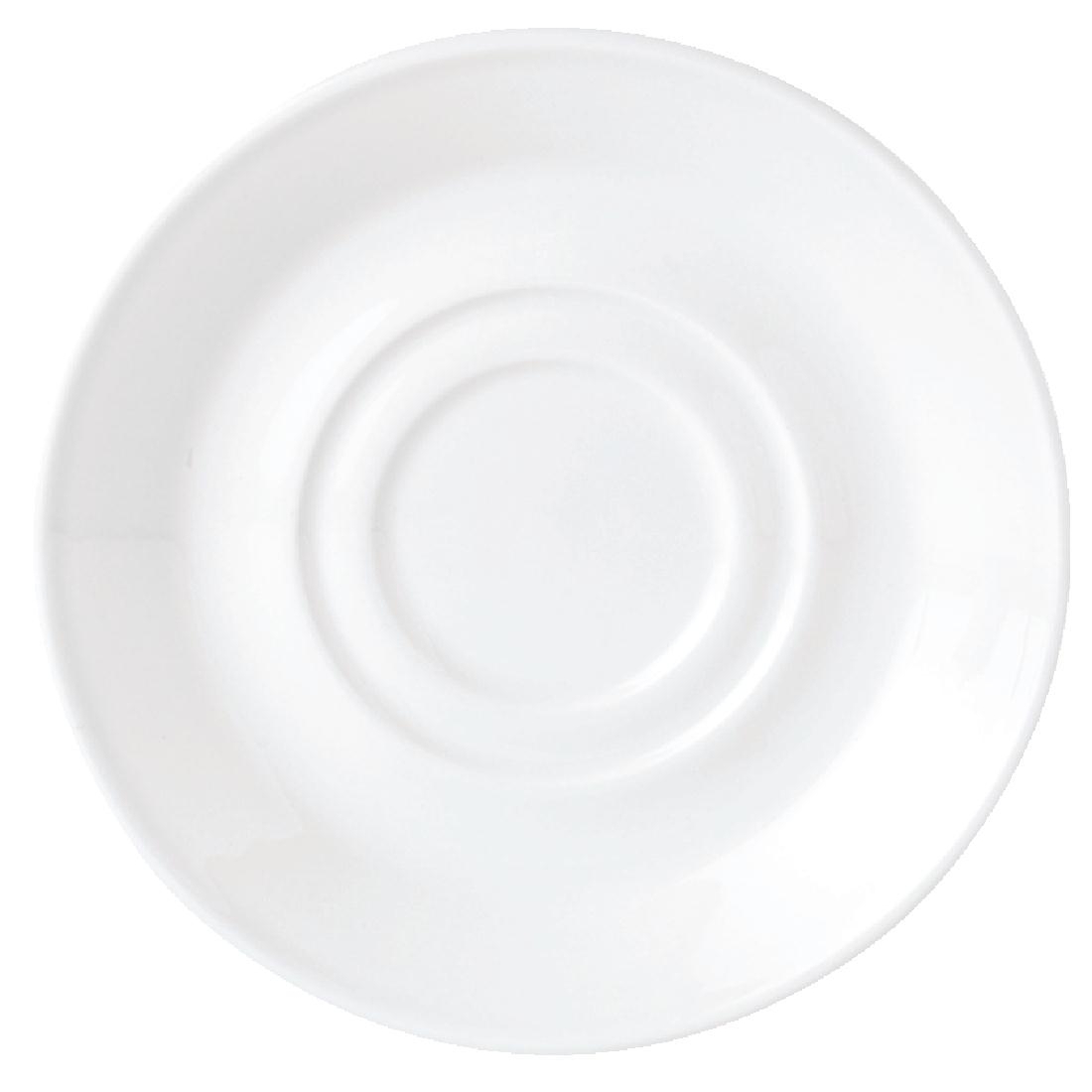 Steelite Simplicity White Low Cup Saucers 165mm