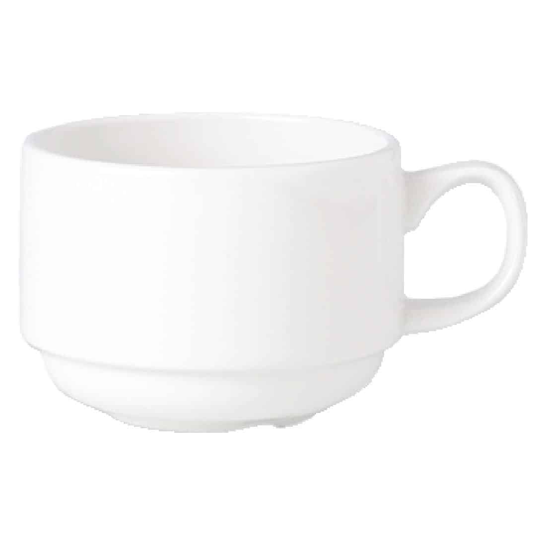 Steelite Simplicity White Stacking Slimline Cups 170ml