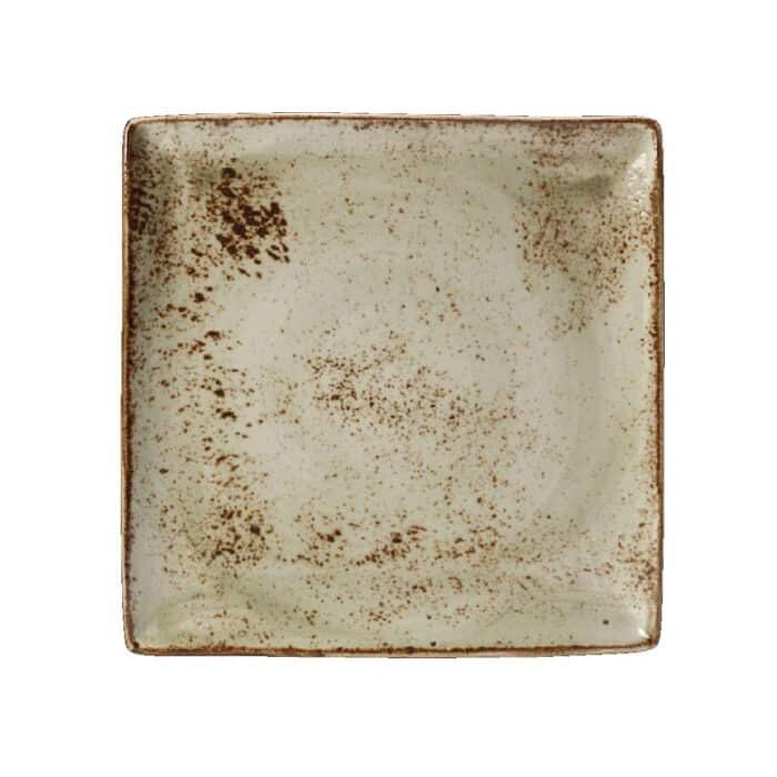 Steelite Craft Green Square Platters 270mm