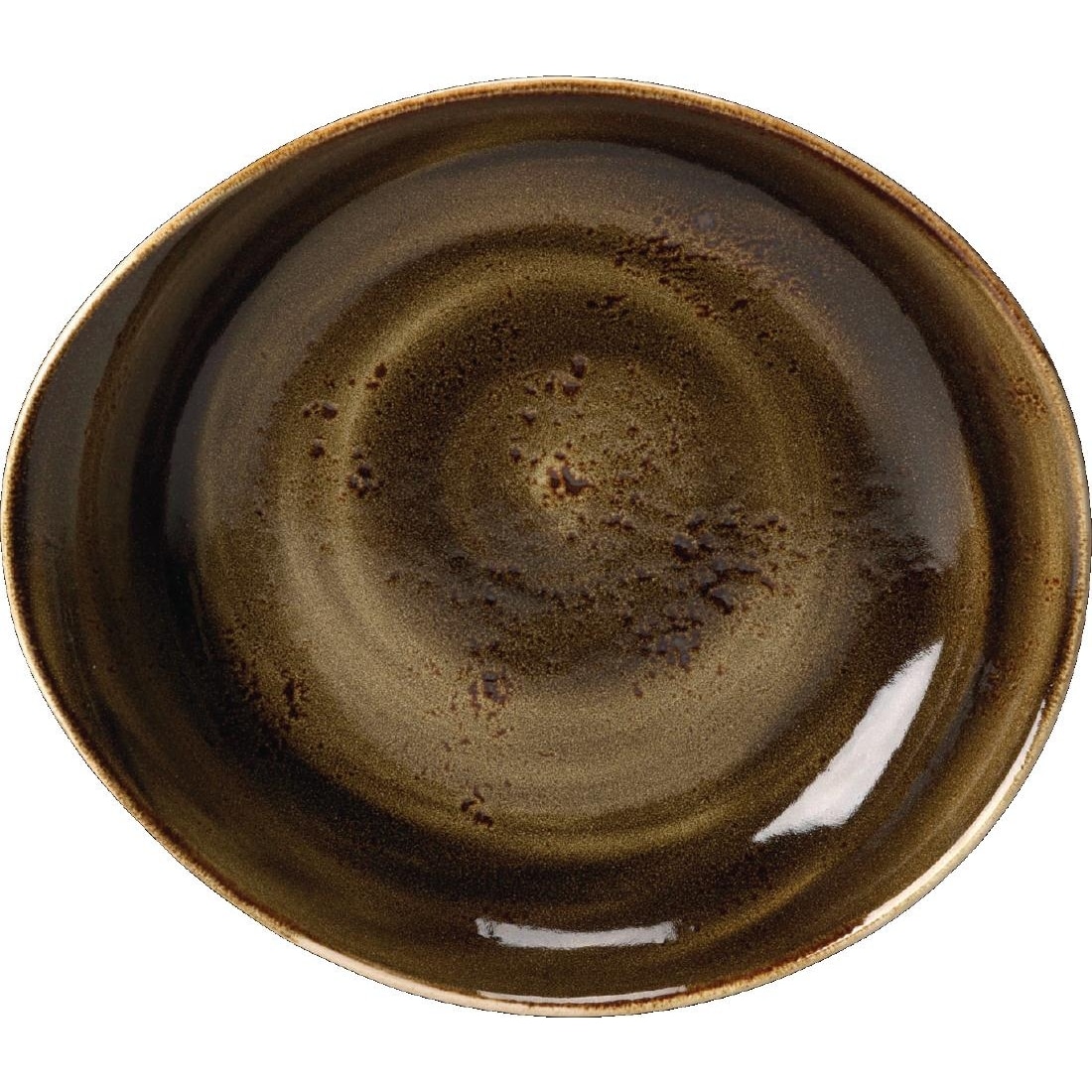 Steelite Craft Brown Freestyle Bowls 280mm