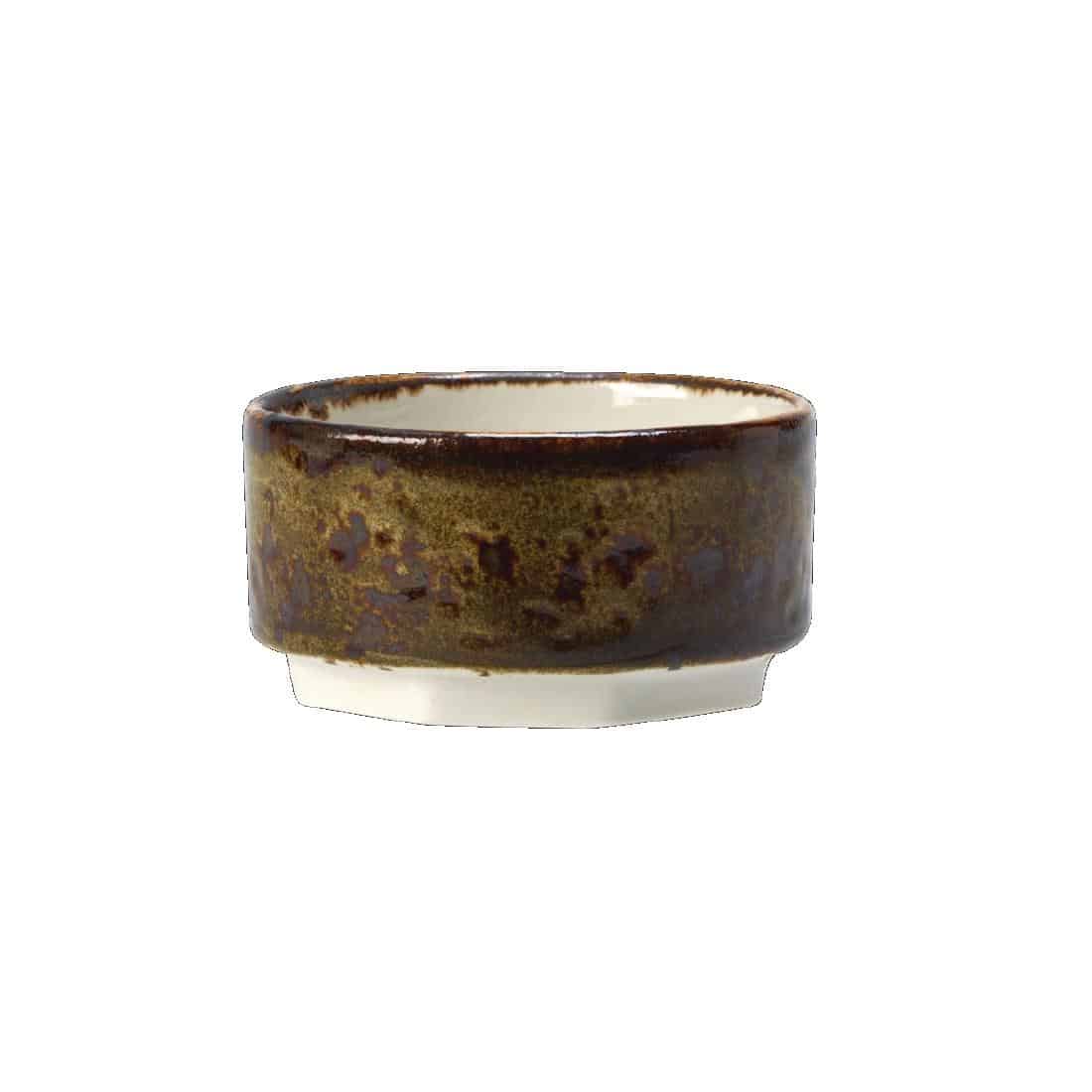 Steelite Craft Brown Taster Dip Pots 65mm