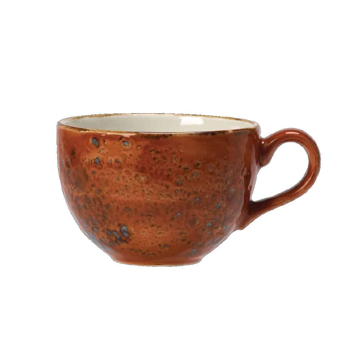 Steelite Craft Terracotta Low Empire Cups 227ml