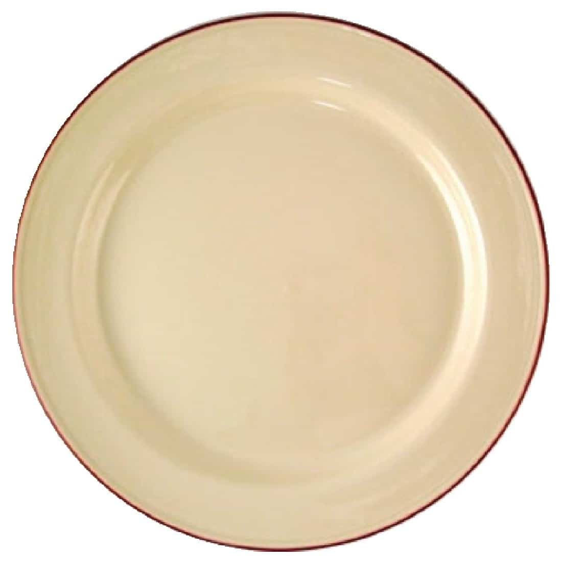 Steelite Empire Claret Slimline Plates 255mm