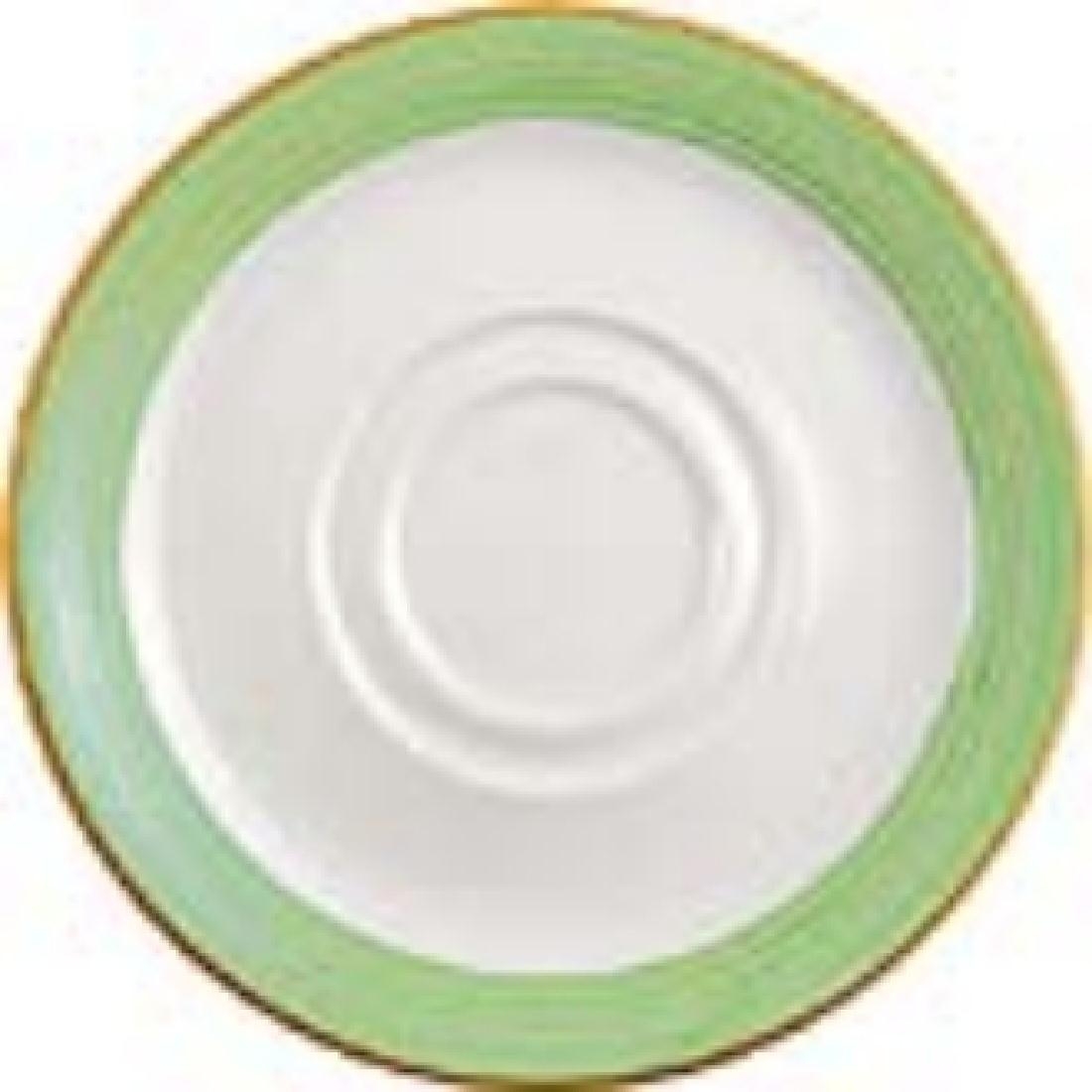 Steelite Rio Green Low Cup Saucers 145mm