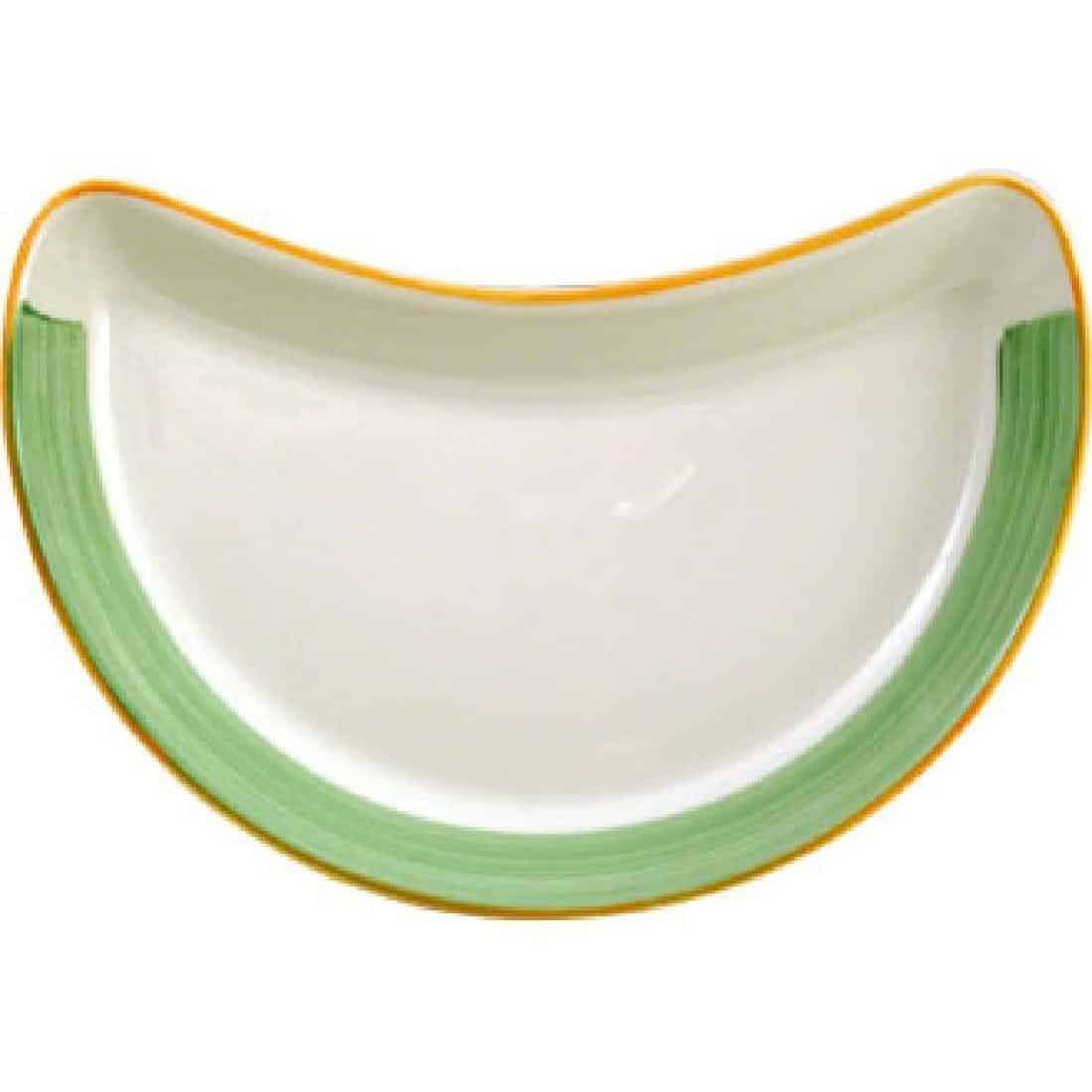 Steelite Rio Green Crescent Salad Plates 202mm