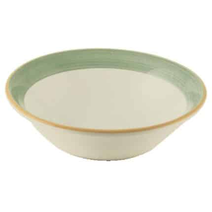 Steelite Rio Green Soup Plates 215mm