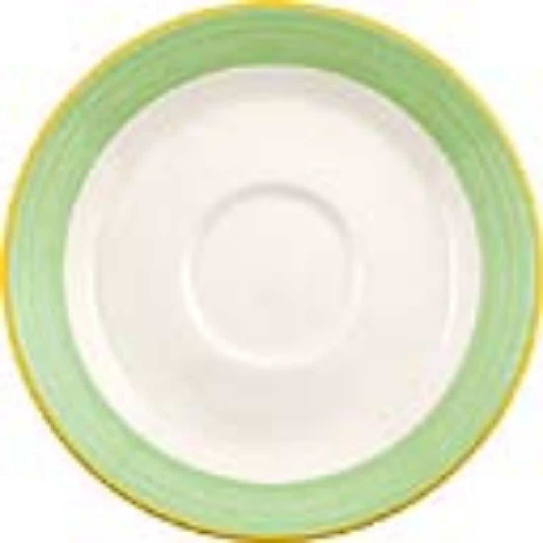 Steelite Rio Green Slimline Saucers 150mm