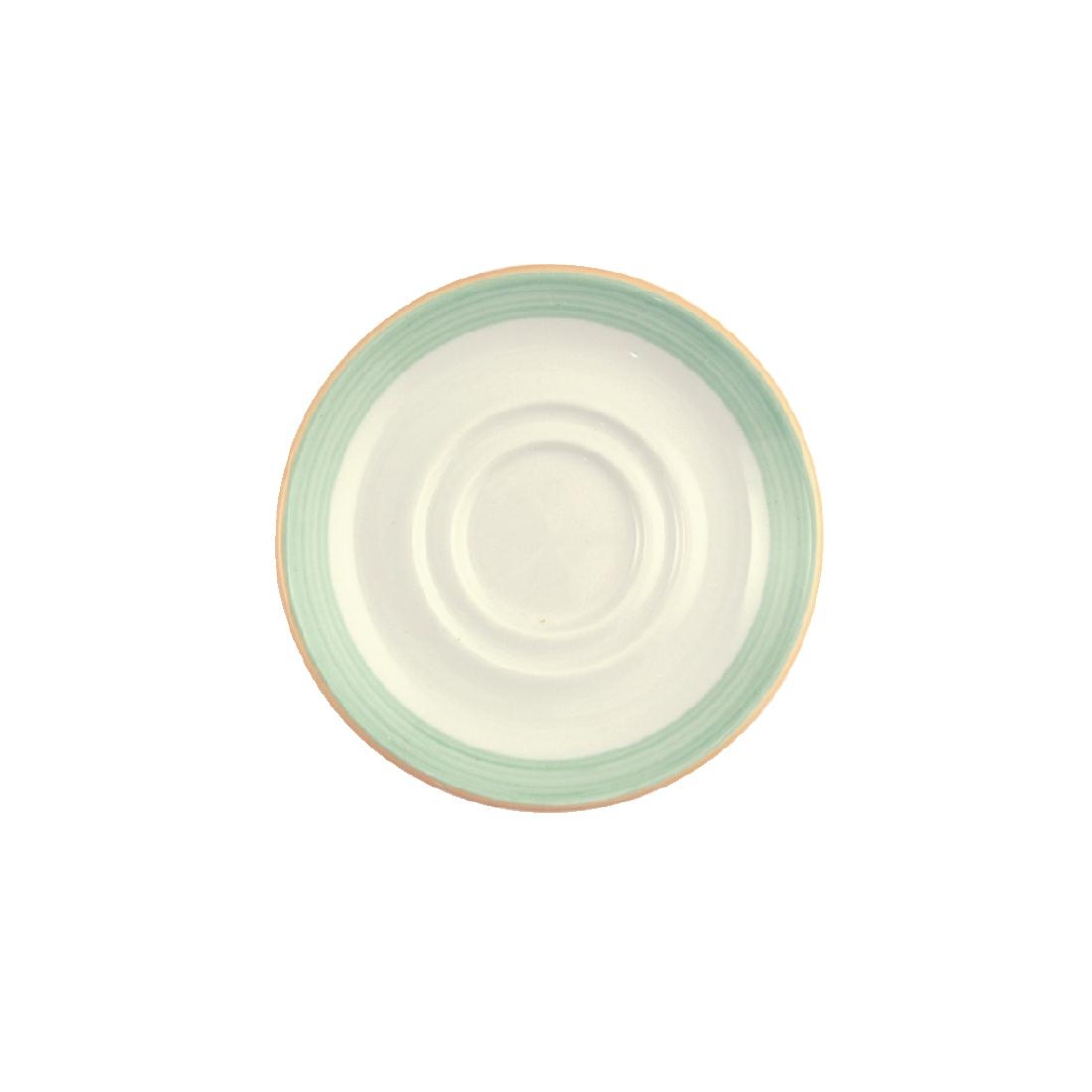 Steelite Rio Green Low Cup Saucers 165mm