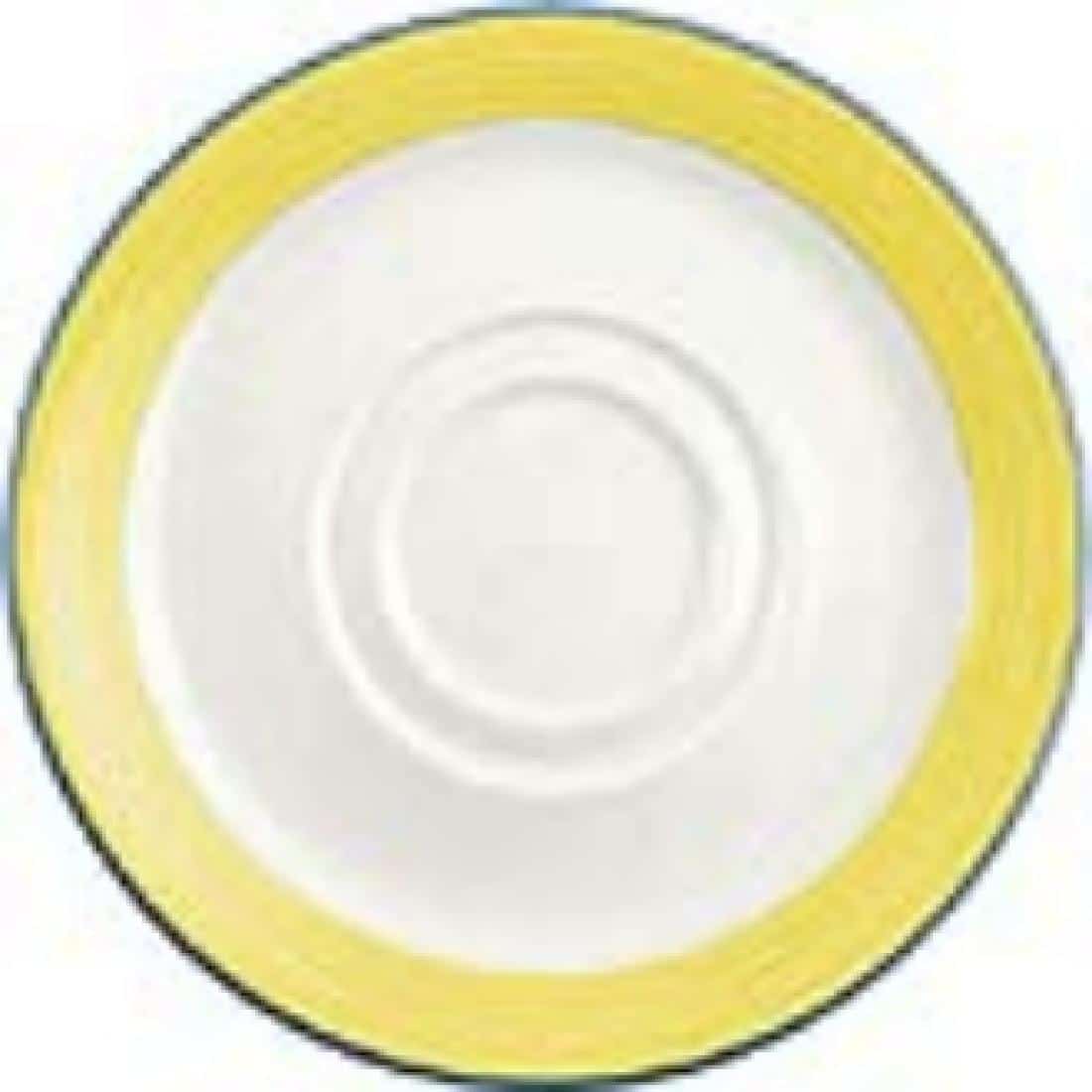 Steelite Rio Yellow Saucers 145mm