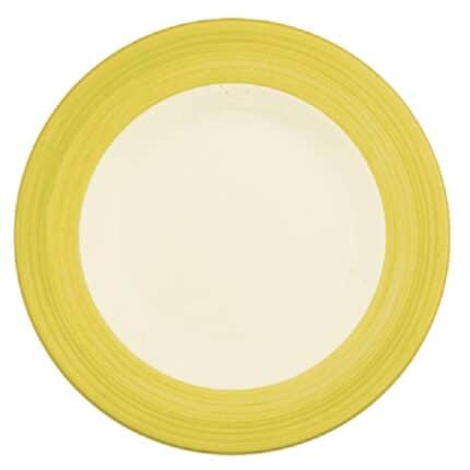 Steelite Rio Yellow Slimline Plates 202mm