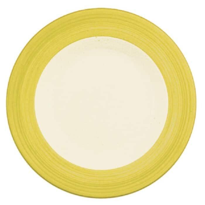 Steelite Rio Yellow Slimline Plates 157mm