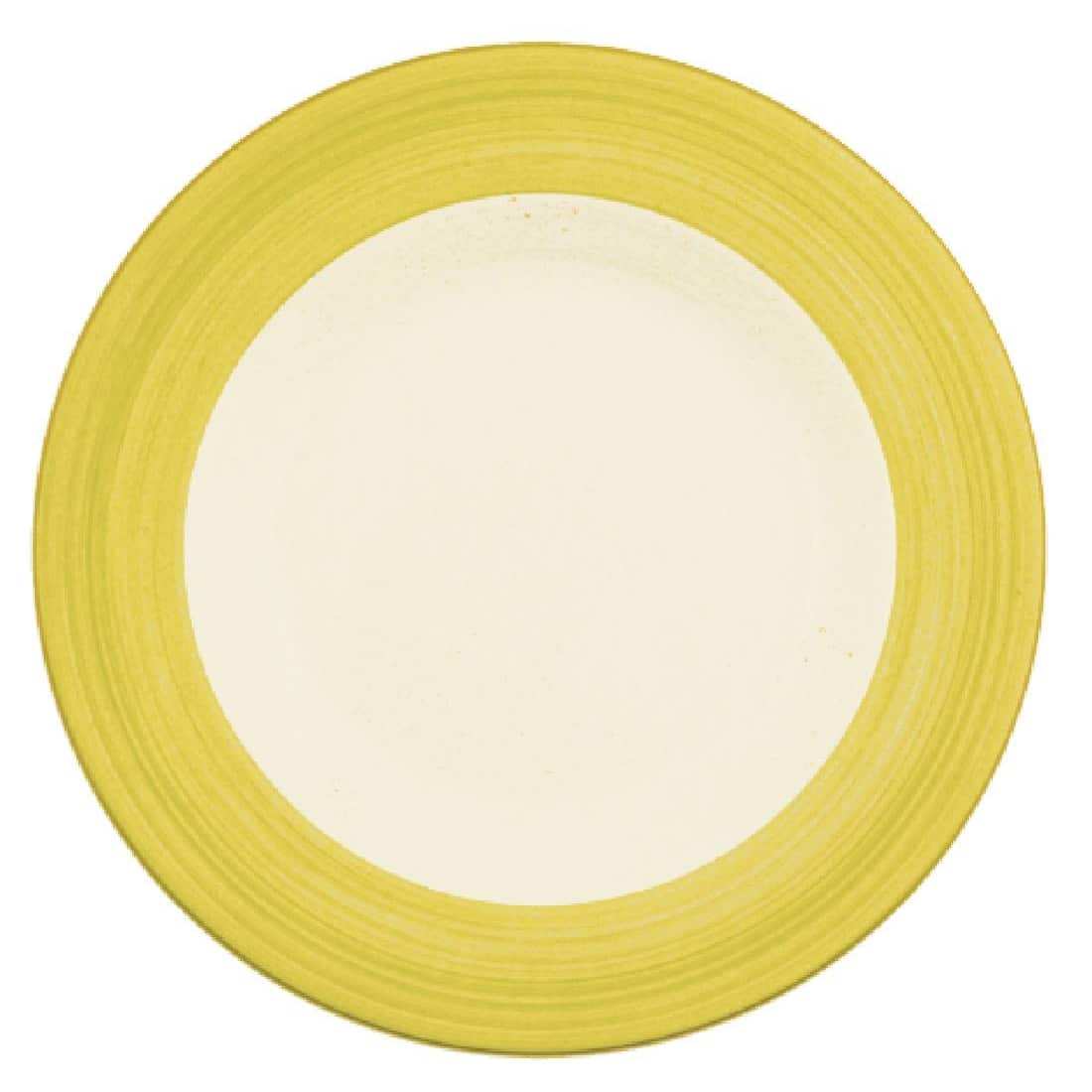Steelite Rio Yellow Slimline Plates 157mm