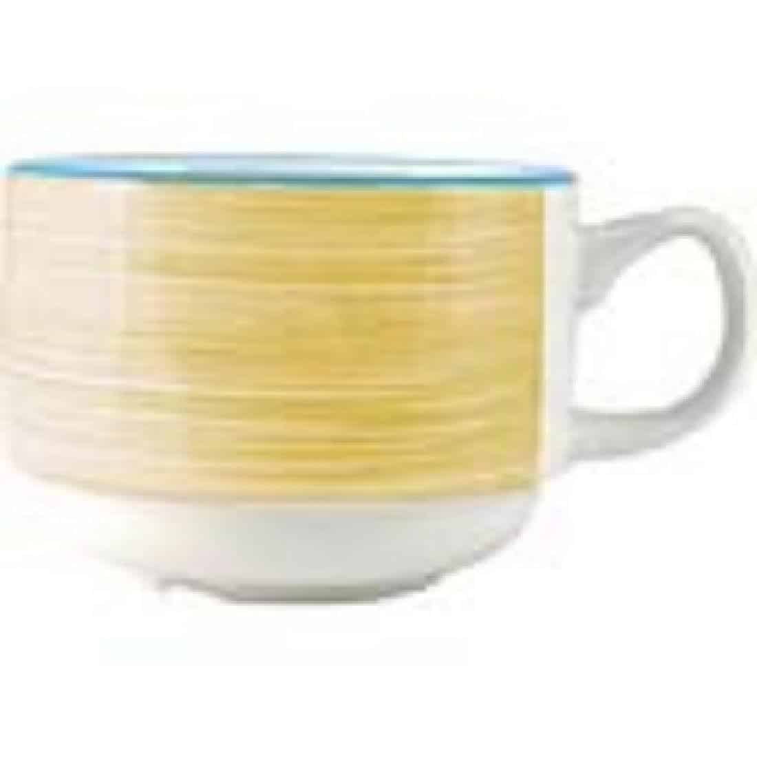 Steelite Rio Yellow Slimline Stacking Cups 200ml