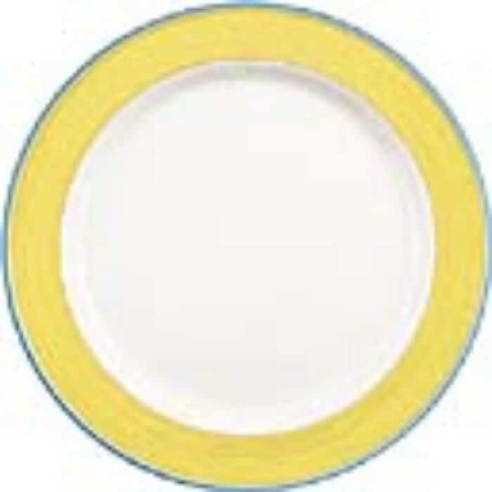 Steelite Rio Yellow Service Chop Plates 300mm