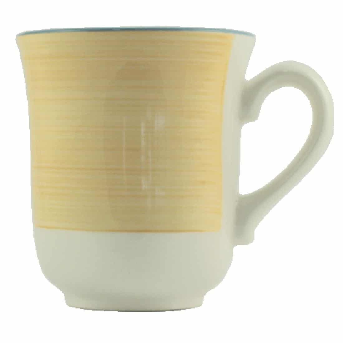 Steelite Rio Yellow Club Mugs 285ml