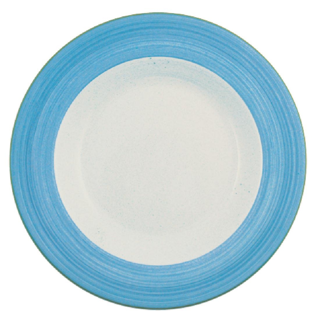 Steelite Rio Blue Slimline Plates 230mm