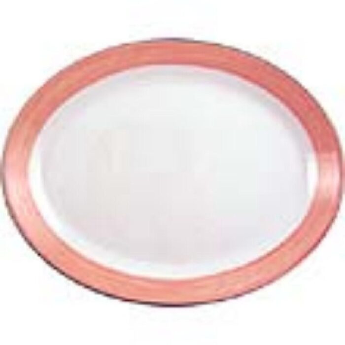 Steelite Rio Pink Oval Coupe Dishes 305mm