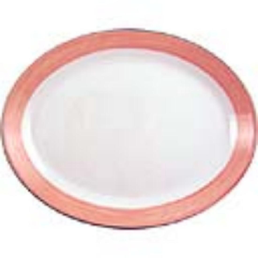 Steelite Rio Pink Oval Coupe Dishes 305mm