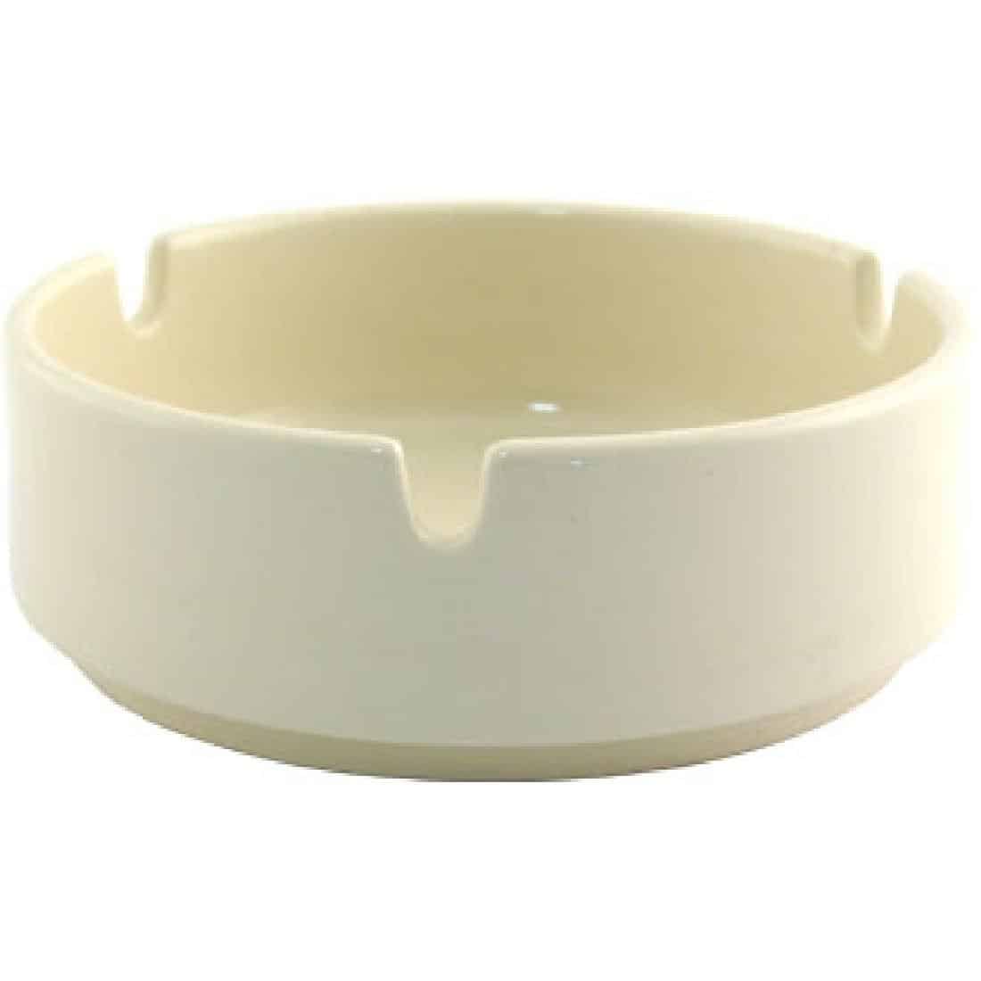 Steelite Monte Carlo Ivory Ashtrays 102mm