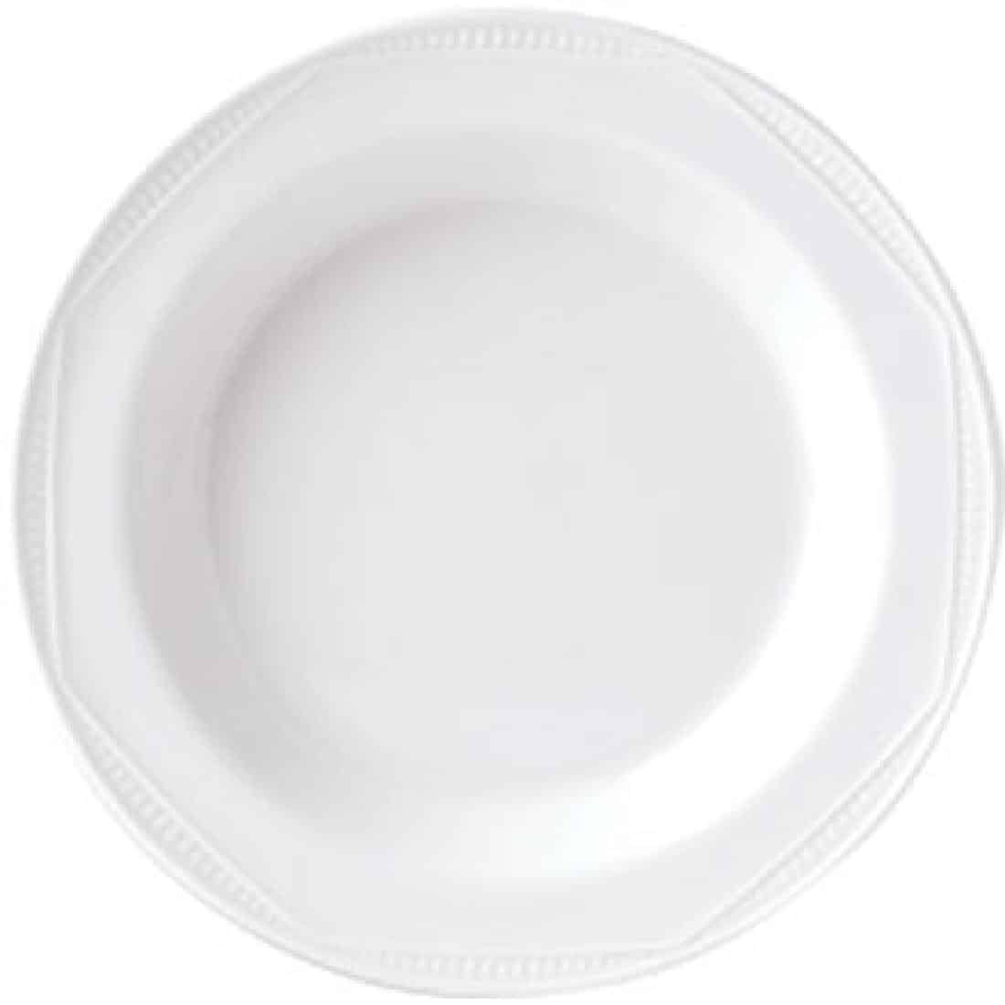 Steelite Monte Carlo White Soup Plates 215mm