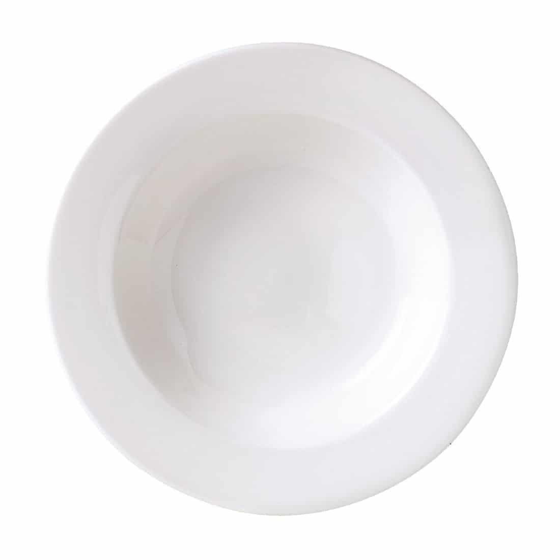 Steelite Monaco White Mandarin Soup Plates 222mm