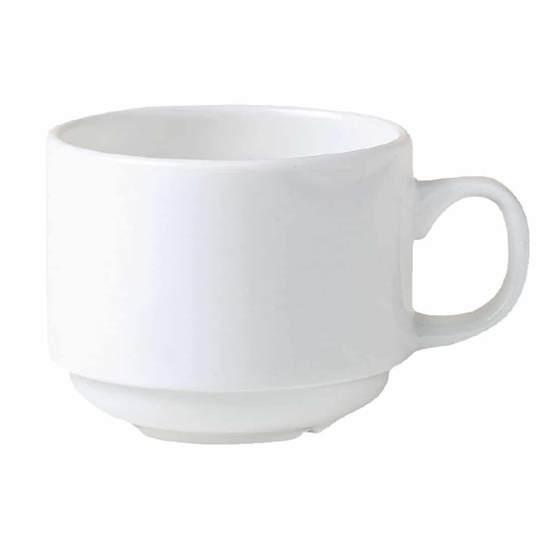 Steelite Monaco White Stacking Cups 212ml