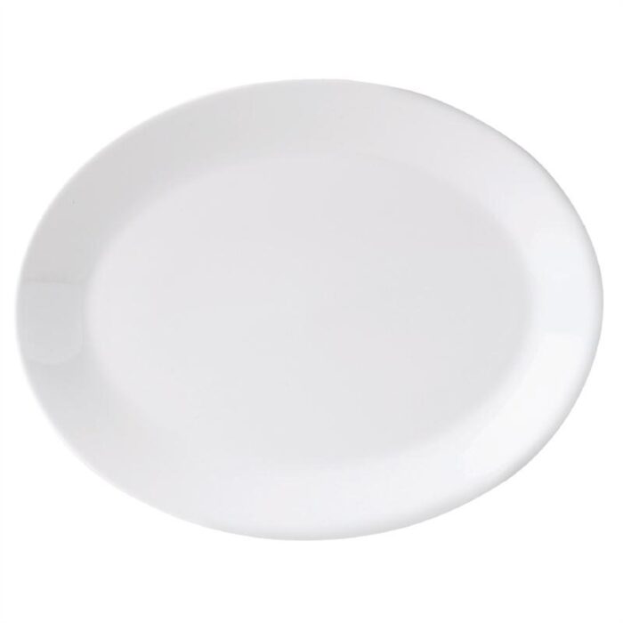 Steelite Monaco White Regency Oval Dishes 202mm