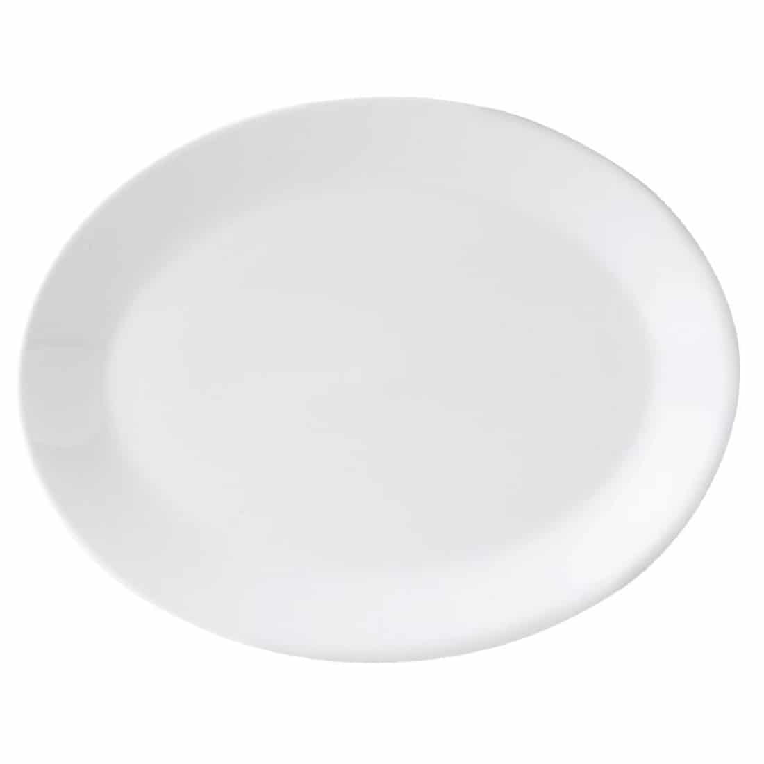 Steelite Monaco White Regency Oval Dishes 202mm