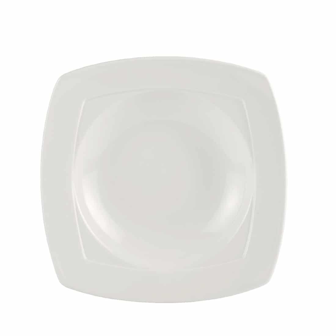 Steelite Simplicity White Harmony Square Bowls 280mm